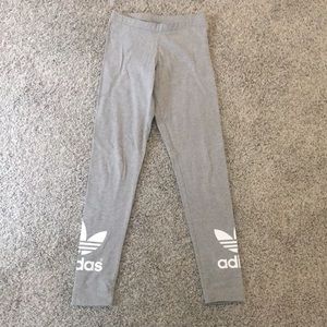 Gray Adidas Leggings
